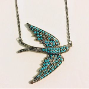 Old Navy Jewelry - Turquoise bird necklace Old Navy Jewelry - Turquoise bird necklace